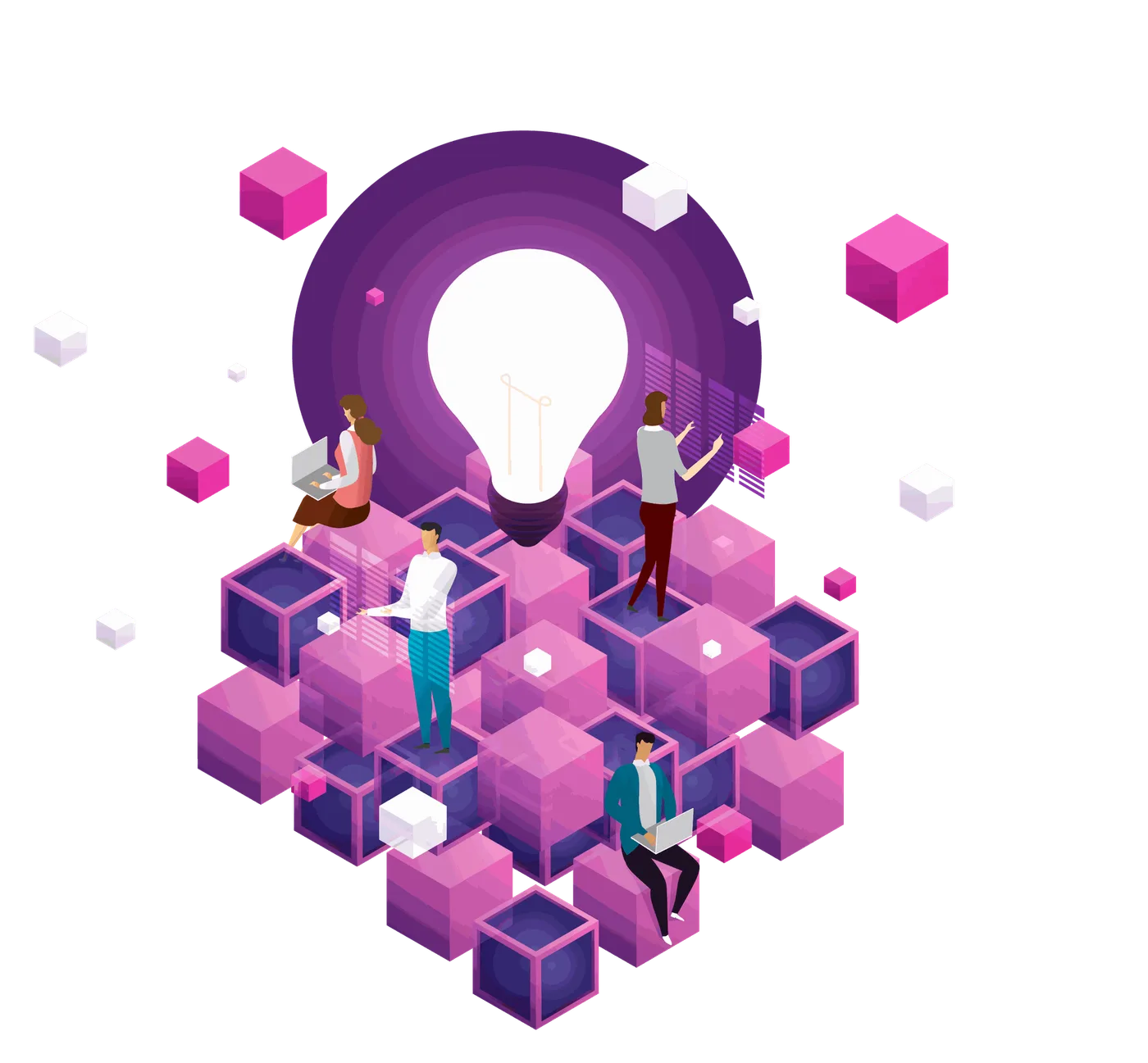 Illustration of the AffordX platform bringing the mortgage workflow together