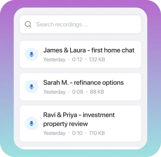 After the meeting — AffordX AI Meeting screenshot