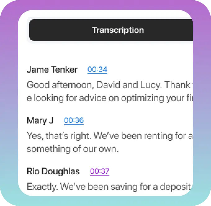 One click to done — AffordX AI Meeting screenshot